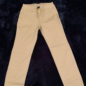 Beige IMAN straight leg pant